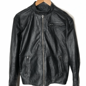 Moto Riders Black Leather Jacket