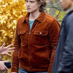 Nancy Drew Alex Saxon Suede Leather Jacket
