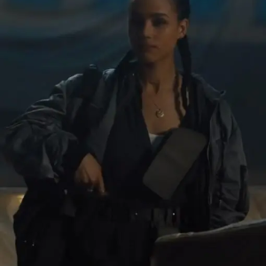 Nathalie Emmanuel F9 The Fast Saga Oversized Cotton Jacket