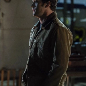 Nathan Parsons Roswell New Mexico Shearling Collar Jacket