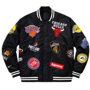 Nba Nike Supreme Bomber Satin Jacket