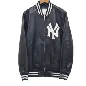 New-York-Yankees-Black-Leather-Jacket