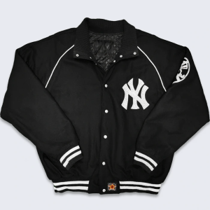 New York Yankees Vintage 00s Diamond Jeff Hamilton Fleece Jacket
