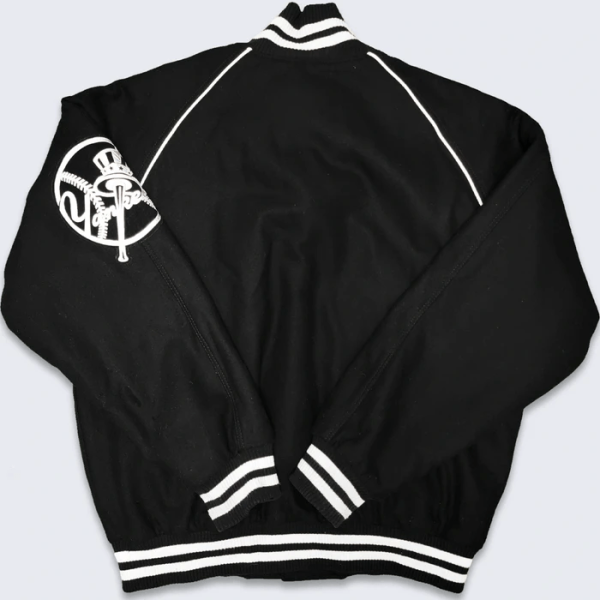 New York Yankees Vintage 00s Diamond Jeff Hamilton Fleece Jacket - Image 2