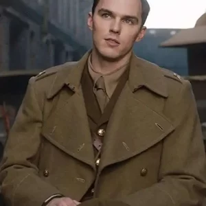 Nicholas Hoult Tolkien Wool Coat