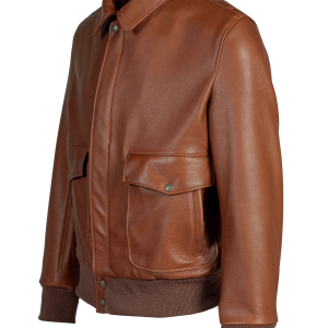 Nixon Brown Leather Jacket