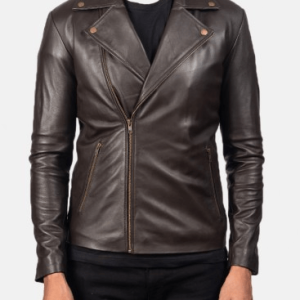 Noah Browns Biker Leather Jacket