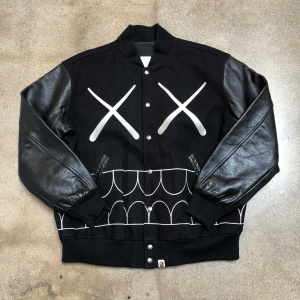 Original Fake Kaws Chomper Varsity Wool Jacket