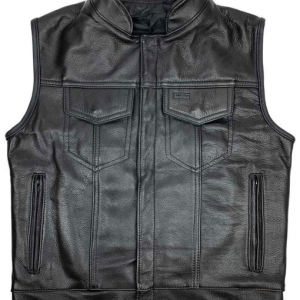 Outlaw Chicago Mc Leather Vest