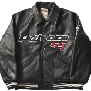 Palace London Avirex Printed Leather Jacket