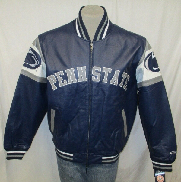 Penn State Nittany Lions Ncaa Leather Jacket