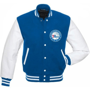 Philadelphia 76ers Letterman Vatsity Wool Jacket
