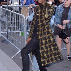 Playboi Carti Attending The Off-white Menswear Spring Summer 2019 Show Coat