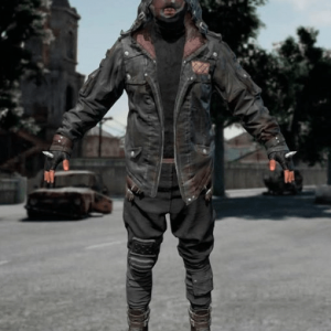 Playerunknowns Battlegrounds Pubg Blacks Leather Jacket