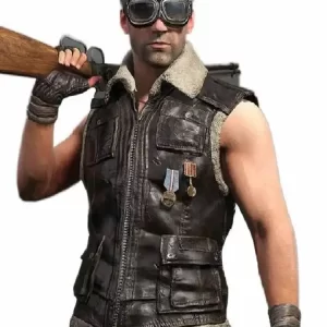 Playerunknown’s Battlegrounds Shearling Leather Vest