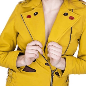 Pokemon Pikachu Leather Jacket