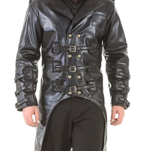 Post Apocalyptic Steampunk Punk Leather Jacket
