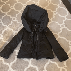 Post Card Luxury Downs Black Leather Jacket