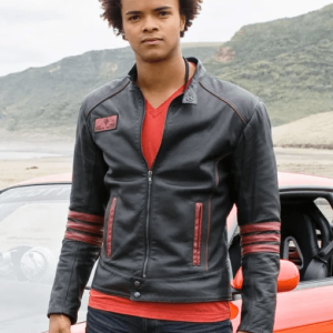 Power Rangers Rpm Red Scott Truman Leather Jacket
