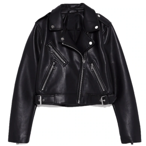 Printed Fancy As Fuck Leather Jacket