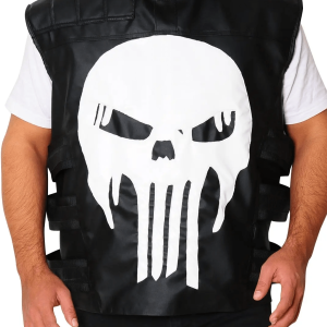 Punisher War Zone Leather Vest