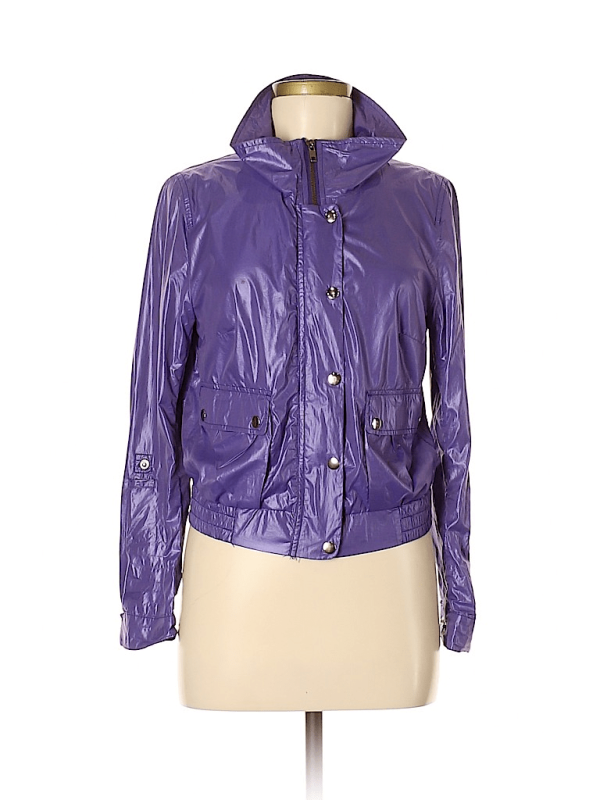 Purple H&M Leather Jacket