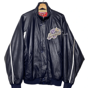 Rawlings Vintage Baseball Blue Leather Jacket
