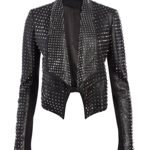 Rhobh S10 Kyle Richards Studded Leather Jacket