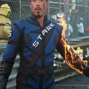 Robert Downey Jr Iron Man 2 Motorcycle JacketS