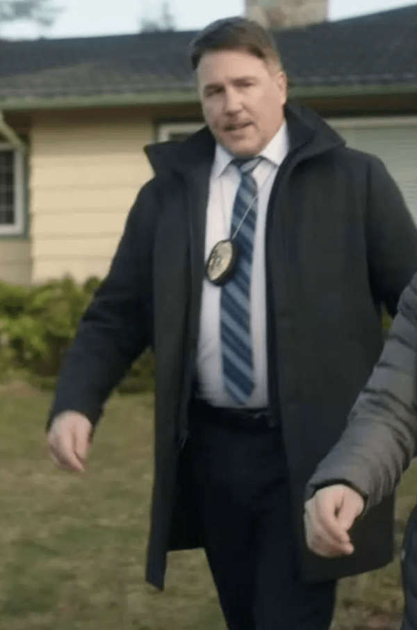 Robert Patrick Peacemaker Auggie Smith Cotton Coat