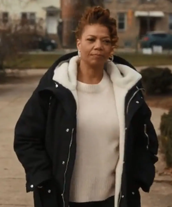 Robyn McCall TV Series The Equalizer (2021) Queen Latifah Black Shearling Coat