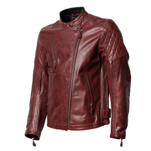 Rsd Clash Oxblood Leather Jacket