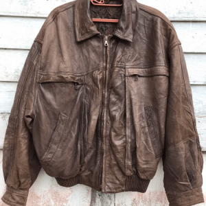 Ruffo Riri Nice Design Brown Leather Jacket