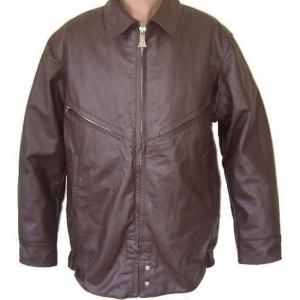 Russian Aviation Military Pilot Leather Jacket
