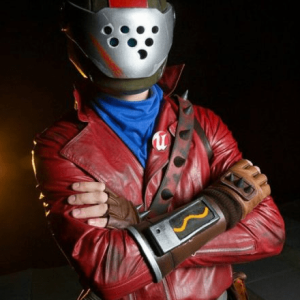 Rust Lord Fortnite Video Game Motorcycle Leather Jacket