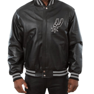 San Antonio Spurs Bomber Leather Jacket