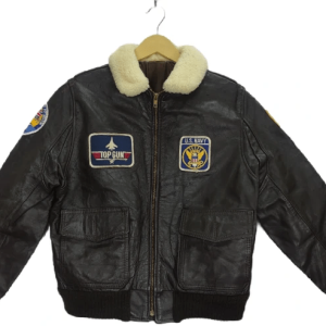 San Diego Brown Bomber Leather Jacket