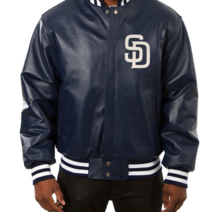 San Diego Padres Bomber Leather Jacket
