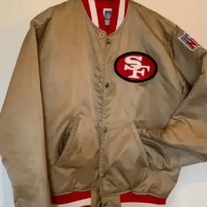 San-Francisco-49ers-Gold-Satin-Jacket