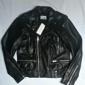 Sandro Thrasher Leather Jacket