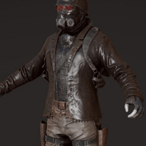 Scavenged Ncr Armor Leather Jacket