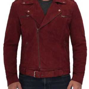 Sean Biker Suede Leather Jacket