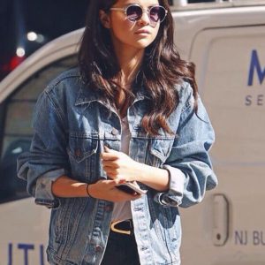 Selena Gomez Casual Denim Jacket