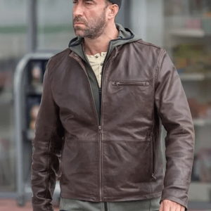 Serban Pavlu Umbre Season 3 Brown Leather Jacket