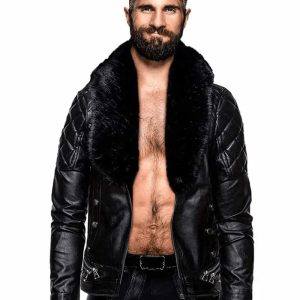 Seth Rollins Leather Jacket