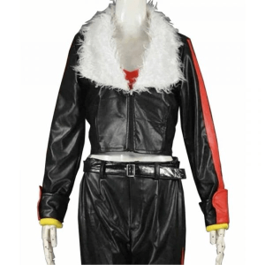 Shadow Video-game The Hedgehog Fur Collar Leather Jacket