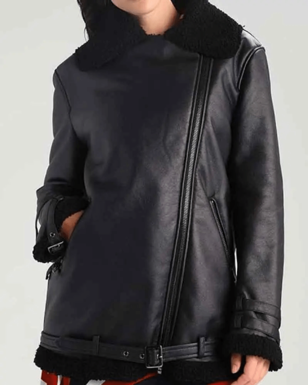 Shearlings Aviator Leather Jacket