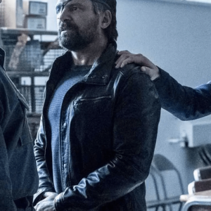 Slade Wilson Arrow Leather Jacket