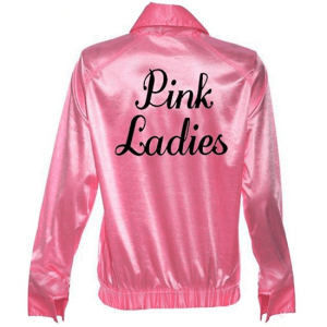 Smiffys Grease Pink Ladies Satin Jacket