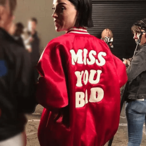 St. Vincent The Nowhere Inn Miss You Bad Red Bomber Jacket